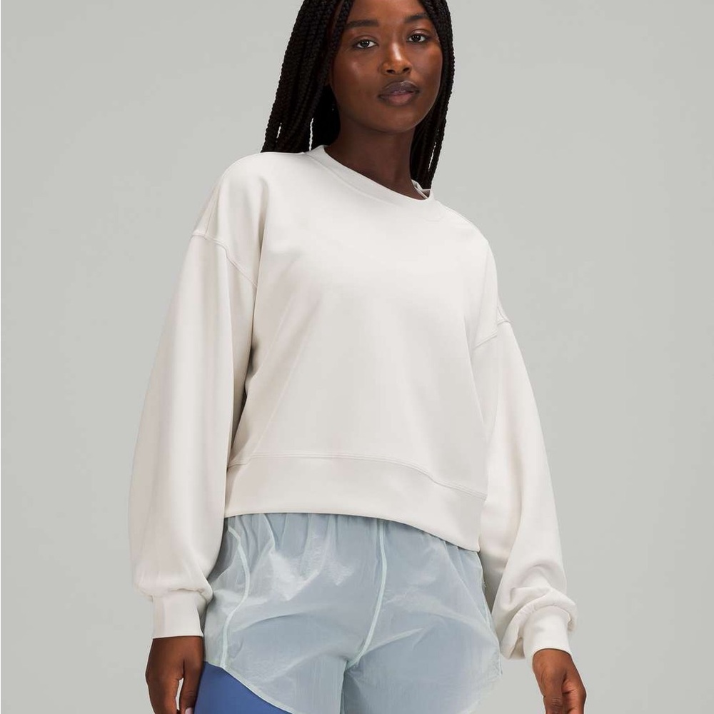 Lululemon Perfectly Oversized Cropped Crew *Softstreme